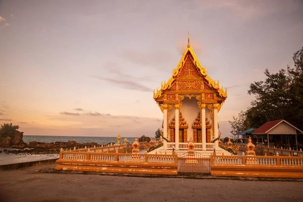 Wat Thong Lang Thong Lang Bay Beach Town Bang Saphan — Stock Photo, Image