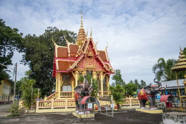 Wat Thongchai Thammachak Town Ban Krut Province Prachuap Khiri Khan — Zdjęcie stockowe
