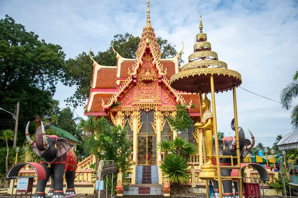 Wat Thongchai Thammachak Ciudad Ban Krut Provincia Prachuap Khiri Khan — Foto de Stock