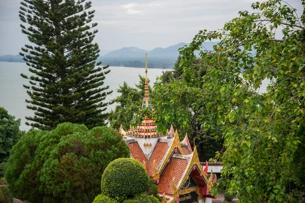 View Khao Thong Chai Mountain Town Ban Krut Province Prachuap — стоковое фото