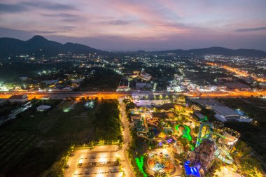 the viewpoint at the Rooftop Bar of the Hotel Holiday Inn near the City of Hua Hin in the Province of Prachuap Khiri Khan in Thailand,  Thailand, Hua Hin, December, 2022
