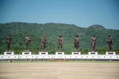 the 7 King Rajabhakti Park near the City of Hua Hin in the Province of Prachuap Khiri Khan in Thailand,  Thailand, Hua Hin, December, 2022