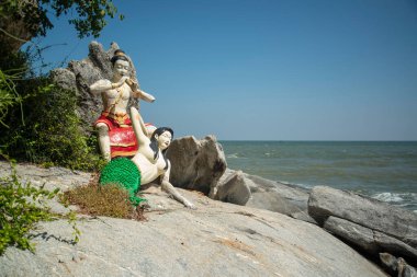 The Khao Tao Sai Noi Beach near the City of Hua Hin in the Province of Prachuap Khiri Khan in Thailand,  Thailand, Hua Hin, December, 2022