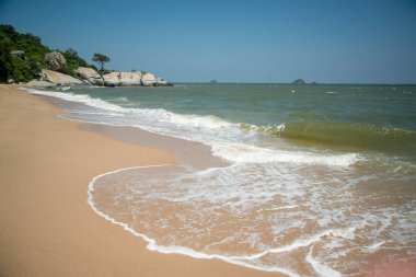 The Khao Tao Sai Noi Beach near the City of Hua Hin in the Province of Prachuap Khiri Khan in Thailand,  Thailand, Hua Hin, December, 2022
