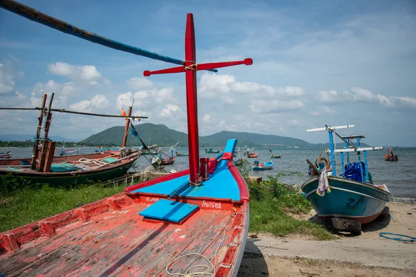 Fishing Village Harbour Noi City Phrachuap Khiri Khan Province Prachuap — Stock Photo, Image