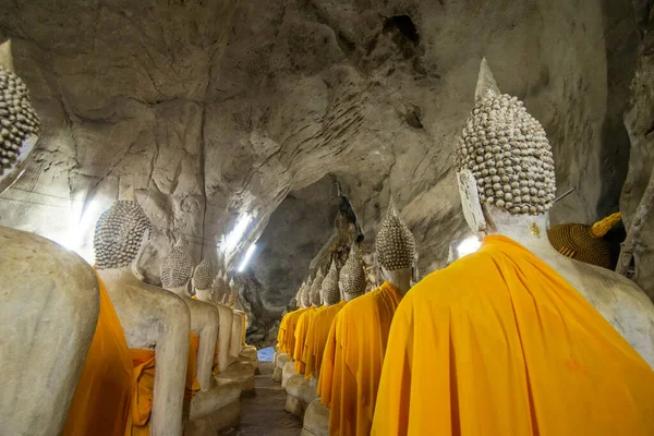 stock image the Reclining Buddha Cave at the Wat Ao Noi near the City of Phrachuap Khiri Khan in the Province of Prachuap Khiri Khan in Thailand,  Thailand, Prachuap Khiri Khan, December, 2022