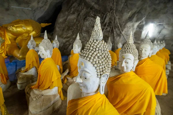 Leżąca Jaskinia Buddy Wat Noi Pobliżu Miasta Phrachuap Khiri Khan — Zdjęcie stockowe