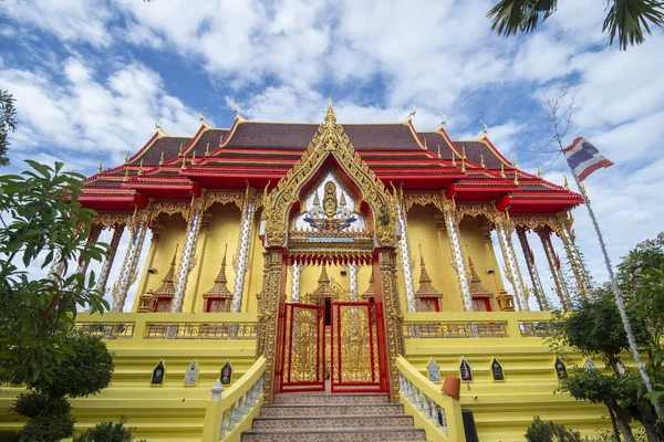 Das Wat Khlong Wan Oder Phra Aram Luang Dorf Tabon — Stockfoto