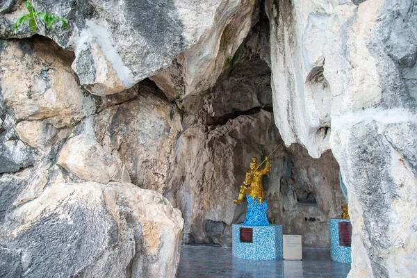Die Höhle Wat Thammikaram Mahathat Worawihan Der Stadt Phrachuap Khiri — Stockfoto