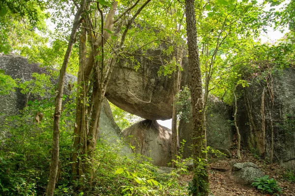 Stock image The Khao Hin Thoen Stone Park near the Village of Dan Singkhon near the City of Phrachuap Khiri Khan in the Province of Prachuap Khiri Khan in Thailand,  Thailand, Prachuap Khiri Khan, December, 2022