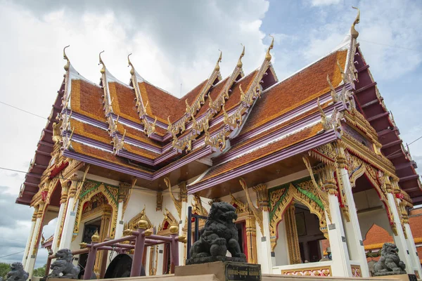 Das Wat Lak Der Stadt Phrachuap Khiri Khan Der Provinz — Stockfoto