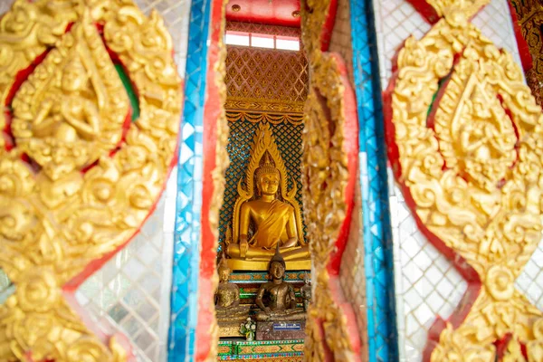 泰国Prachuap Khiri Khan省Phrachuap Khiri Khan市附近Tambon Lak村的Wat Nong Kham Prachuap Khiri — 图库照片