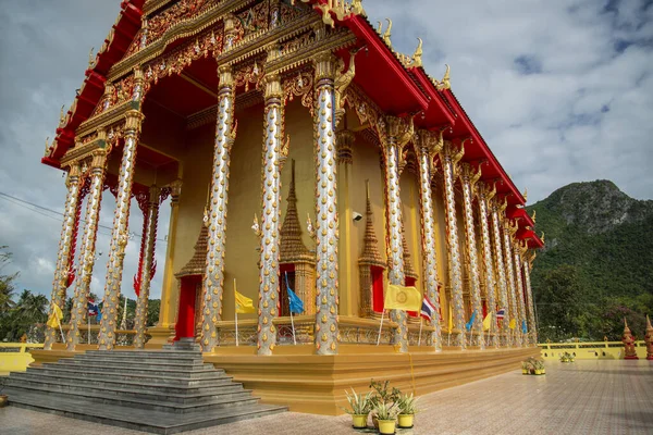 Wat Khlong Wan Phra Aram Luang Nel Villaggio Tabon Khlong — Foto Stock