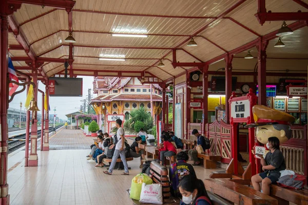 Railway Station City Hua Hin Province Prachuap Khiri Khan Thailand — Stock Photo, Image