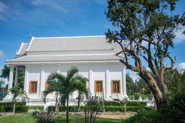 Tayland, Hua Hin, Kasım 2022 'de Tayland' da Prachuap Khiri Han 'daki Sam Roi Yot kasabasındaki Kui Buri köyünde Wat Tham Khao Noi.