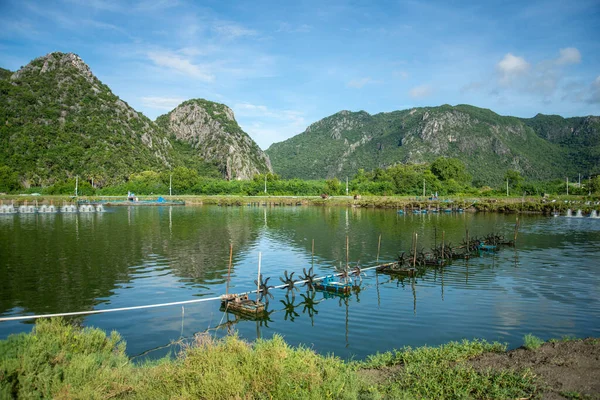 Příroda Krajina Vesnici Khao Daeng Klobouku Sam Roi Yot Provincii — Stock fotografie