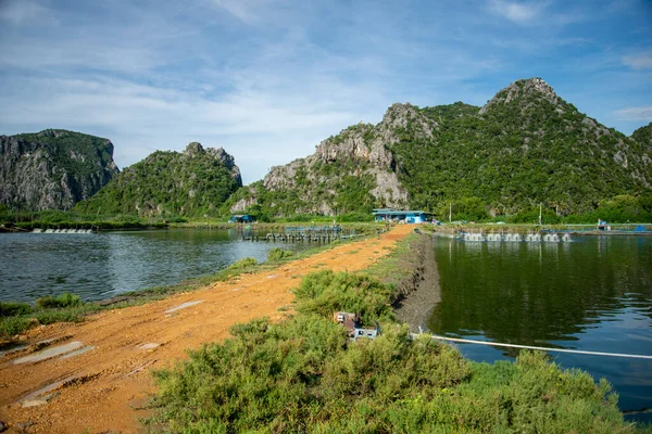 泰国Prachuap Khiri Khan省Hat Sam Roi Yot的Khao Daeng村的自然与景观 2022年11月 — 图库照片