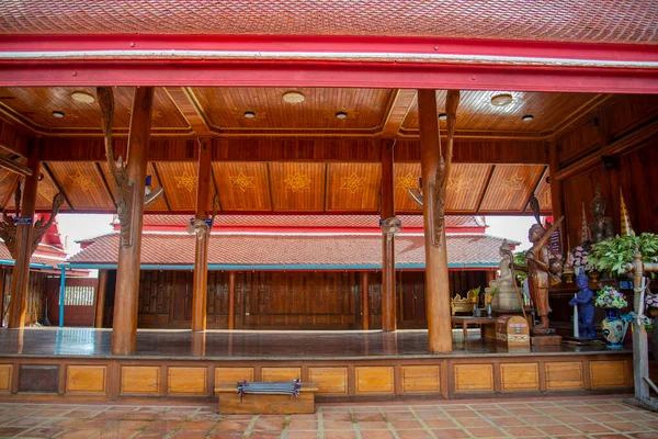 Der Holztempel Und Das Wat Sam Roi Yot Der Nähe — Stockfoto
