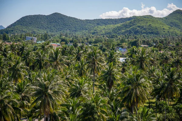 Landscape View Wat Khao Noi Village Pak Nam Town Pranburi — Stock Photo, Image