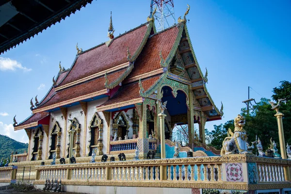 Wat Noen Sawan Mongkhon Tham Vicino Alla Città Pranburi Vicino — Foto Stock