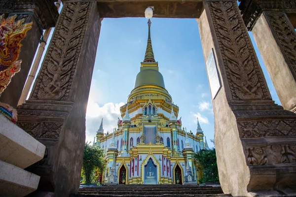 Wat Noen Sawan Mongkhon Tham Town Pranburi City Hua Hin — стоковое фото