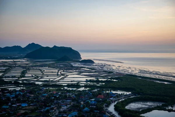Landscape View Khao Daeng Viewpoint Village Khao Daeng Sam Roi — Stock Fotó