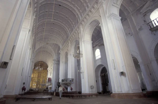 Kościół Cathedral Lub Igreja Esprito Santo Convento Francisco Miasto Velha — Zdjęcie stockowe