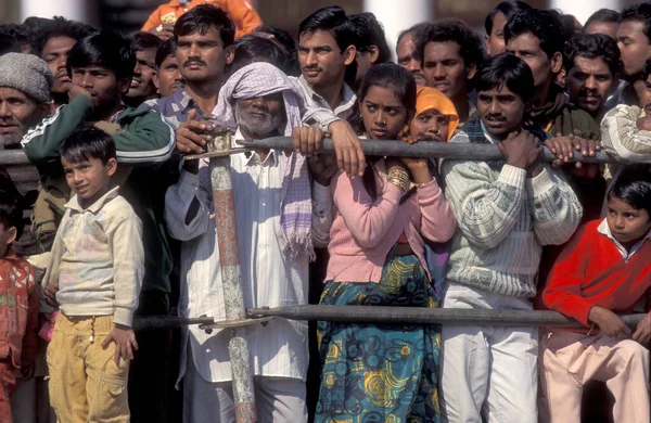 Января 1998 Года Городе Нью Дели Индия Зрители Индийского Народа — стоковое фото