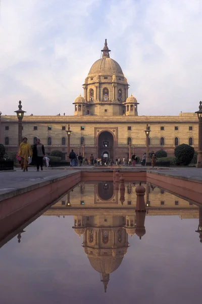 Architecture President Estate Rashtrapati Bhavan City New Delhi India India — Stock Photo, Image