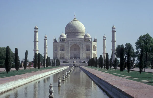 Architecture Taj Mahal Dans Ville Agra Dans Province Uttar Pradesh — Photo