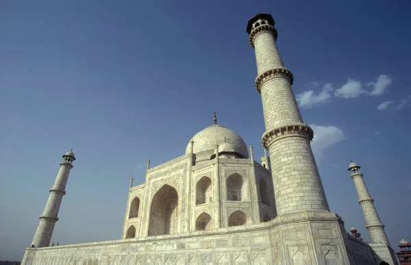 Architektura Taj Mahal Mieście Agra Prowincji Uttar Pradesh Indiach Indie — Zdjęcie stockowe