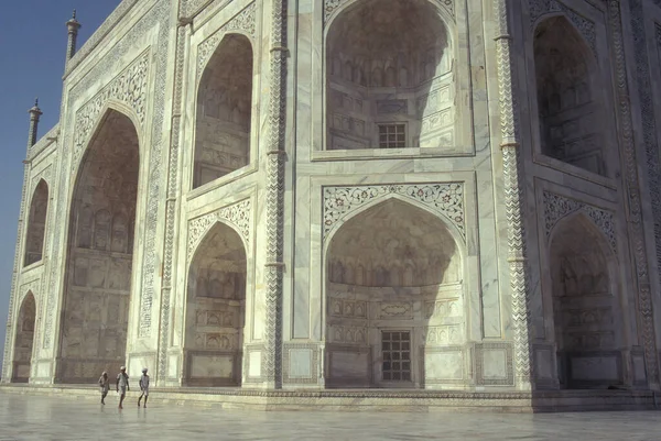 Architektura Taj Mahal Mieście Agra Prowincji Uttar Pradesh Indiach Indie — Zdjęcie stockowe