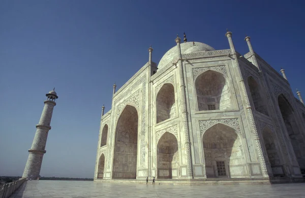 Hindistan Uttar Pradesh Ilindeki Agra Şehrindeki Taj Mahal Mimarisi Hindistan — Stok fotoğraf
