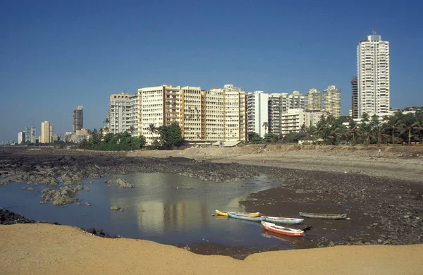 Priyadarshini Seaside Shore Park Centrum Mumbai Indien Indien Mumbai Mars — Stockfoto
