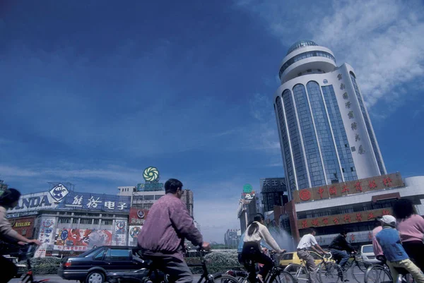 Das Stadtzentrum Der Stadt Kunming Der Provinz Yunnan China Ostasien — Stockfoto