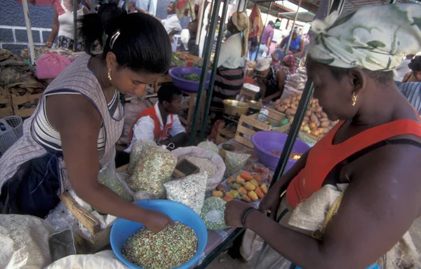 People Food Market City Praia Island Santiago Cape Verde Islands — Stock Photo, Image
