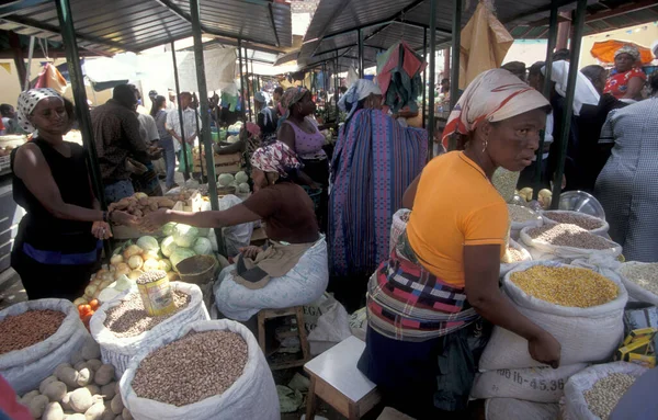 People Food Market City Praia Island Santiago Cape Verde Islands — Stock Photo, Image