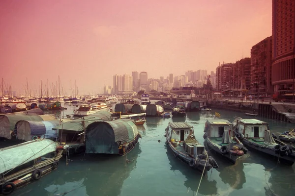 Aberdeen Harbour Fishing Village Lei Chau Island Hongkong China Hongkong — Stock Photo, Image