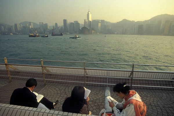 Hong Kong Hong Kong Şehrindeki Merkez Hong Kong Binaları Nın — Stok fotoğraf