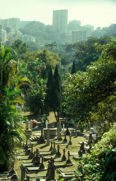 Hřbitov Parku Centru Města Hongkong Městě Hongkong Hongkongu Čína Hongkong — Stock fotografie