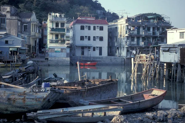 Hong Kong Daki Lantau Adası Ndaki Tai Balıkçı Köyü Nün — Stok fotoğraf