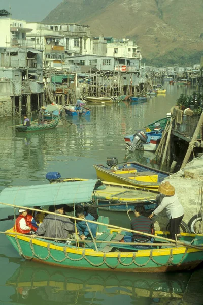 Архітектура Рибальського Села Тай Острові Лантау Гонконзі Китай Гонконг Травень — стокове фото