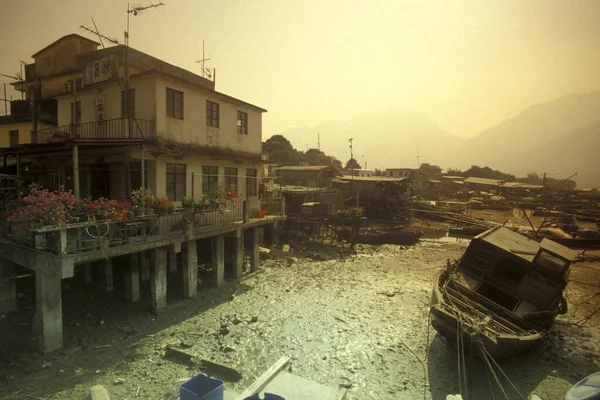 Stock image the architecture of the Fishing Village of Tai O on Lantau Island in Hongkong.  China, Hongkong, May, 1997