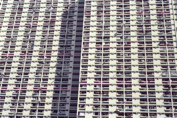 Apartmány Domy Byty Mrakodrapu Městě Hongkong Městě Hongkong Hongkongu Čína — Stock fotografie