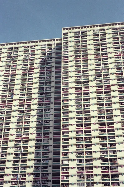Apartments Homes Flats Skyscraper City Hongkong City Гонконг Hongkong Китай — стоковое фото