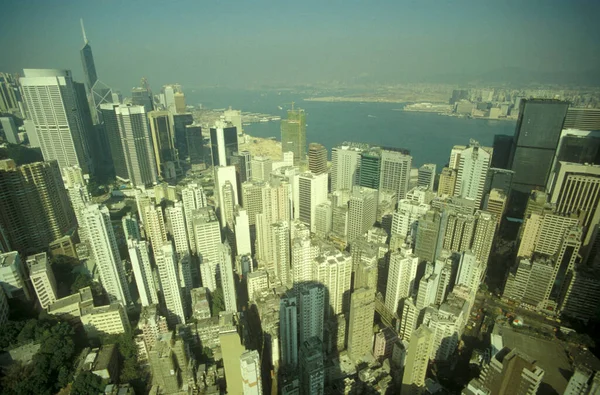 Apartamentos Casas Pisos Rascacielos Ciudad Hongkong Ciudad Hongkong Hongkong China —  Fotos de Stock