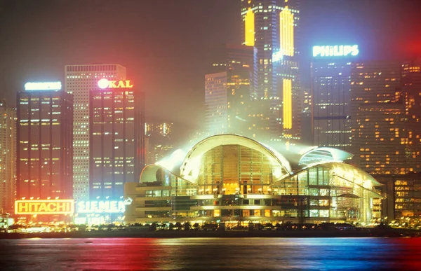 Новый Конгрессно Выставочный Центр Hkcec Городе Гонконг Гонконге Китай Гонконг — стоковое фото
