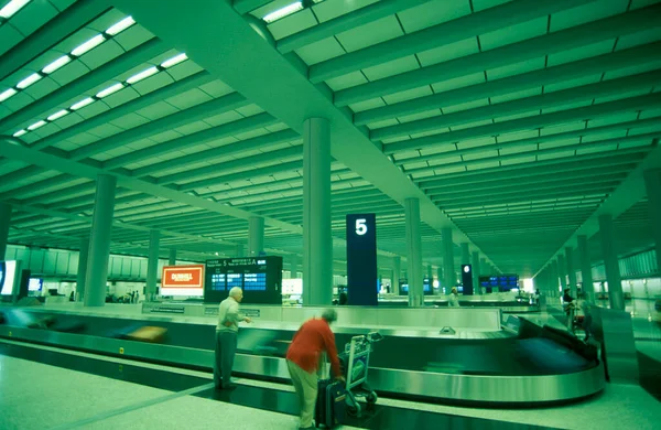 Aeropuerto Internacional Nueva Hong Kong Chek Lap Kok Aeropuerto Ciudad —  Fotos de Stock