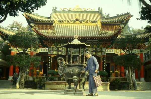Chińska Świątynia Wong Tai Sin Hongkongu Chiny Hongkong Maj 1997 — Zdjęcie stockowe