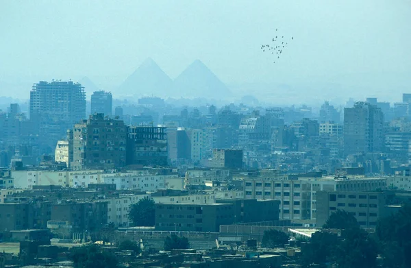 Utsikt Över Staden Kairo Egyptens Huvudstad Nordafrika Egypten Kairo Mars — Stockfoto